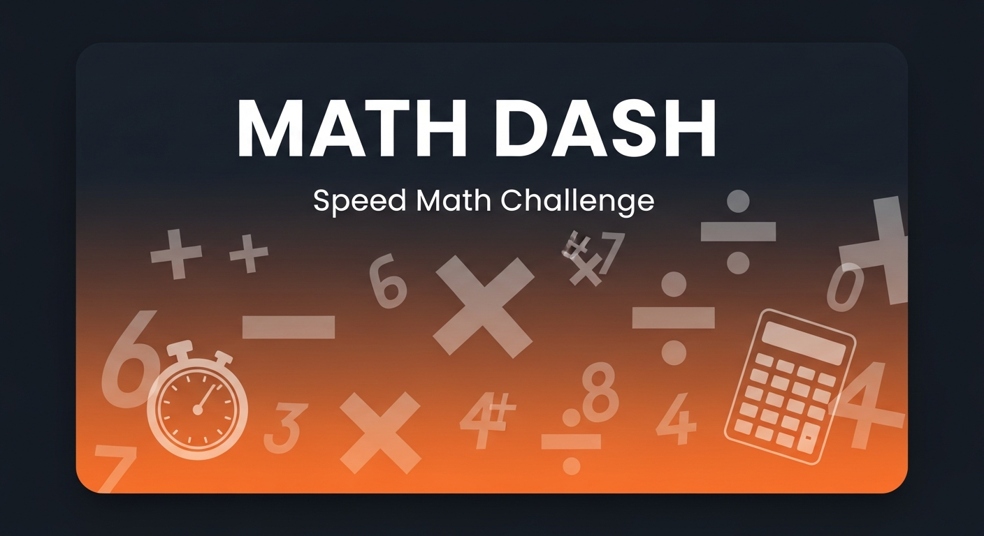 Math Dash – Speed Mental Math Game | Brain Training