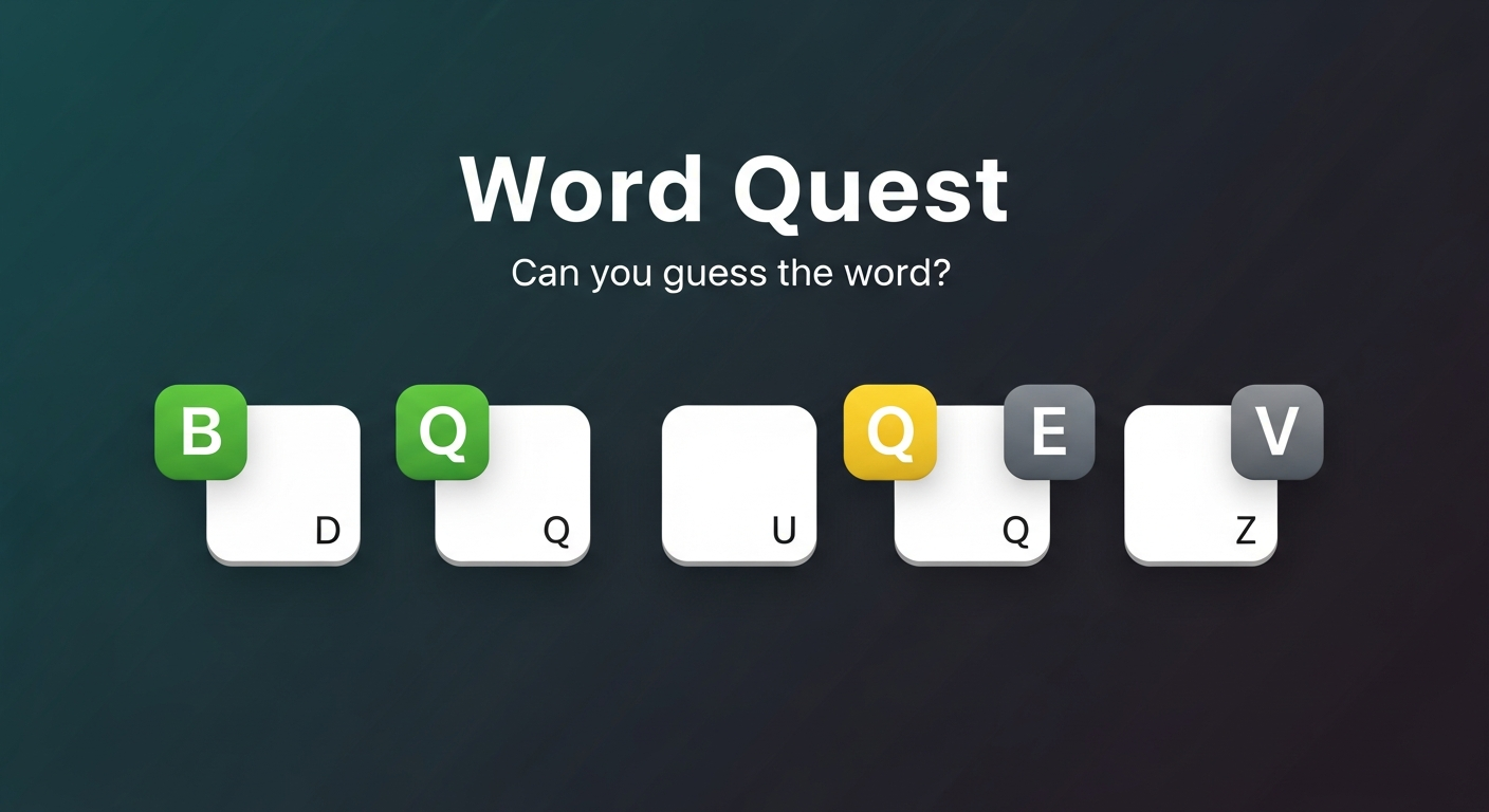 Word Quest – 6-Letter Word Game | Unlimited Wordle-Style Puzzles